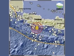 Gempa M 5,4 Guncang Pangandaran, Jawa Barat