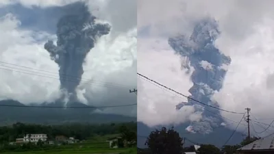 Yang Terjadi di Gunung Marapi Sumatra Barat