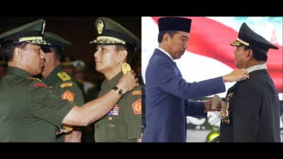 Bintang Prabowo Wiranto Jokowi