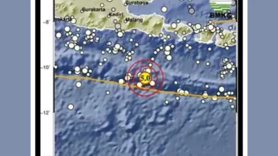 Gempa M 5 Guncang Jember, Jawa Timur