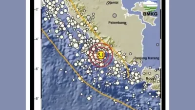 Gempa Bengkulu Lampung Barat