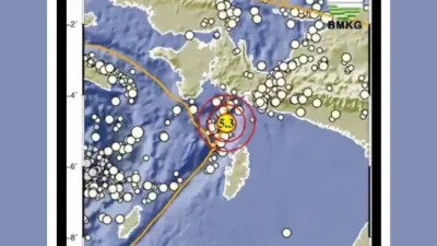 Gempa M 5,3 Guncang Kepulauan Aru, Maluku