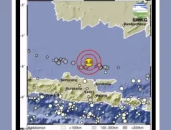 Gempa M 6 Guncang Tuban, Jawa Timur