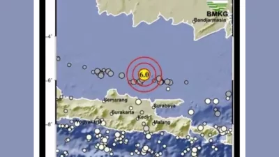 Gempa M 6 Guncang Tuban, Jawa Timur