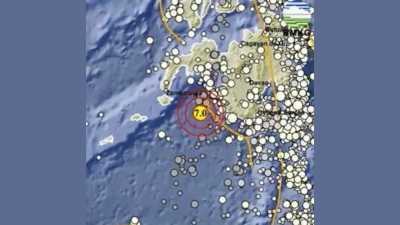 Gempa M 7 Guncang Tahuna, Sangihe, Sulut